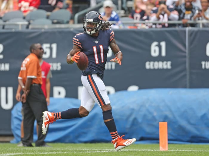 Chicago Bears wide receiver Kevin White (11) against the Kansas City Chiefs. Mandatory Credit: Dennis Wierzbicki-USA TODAY Sports